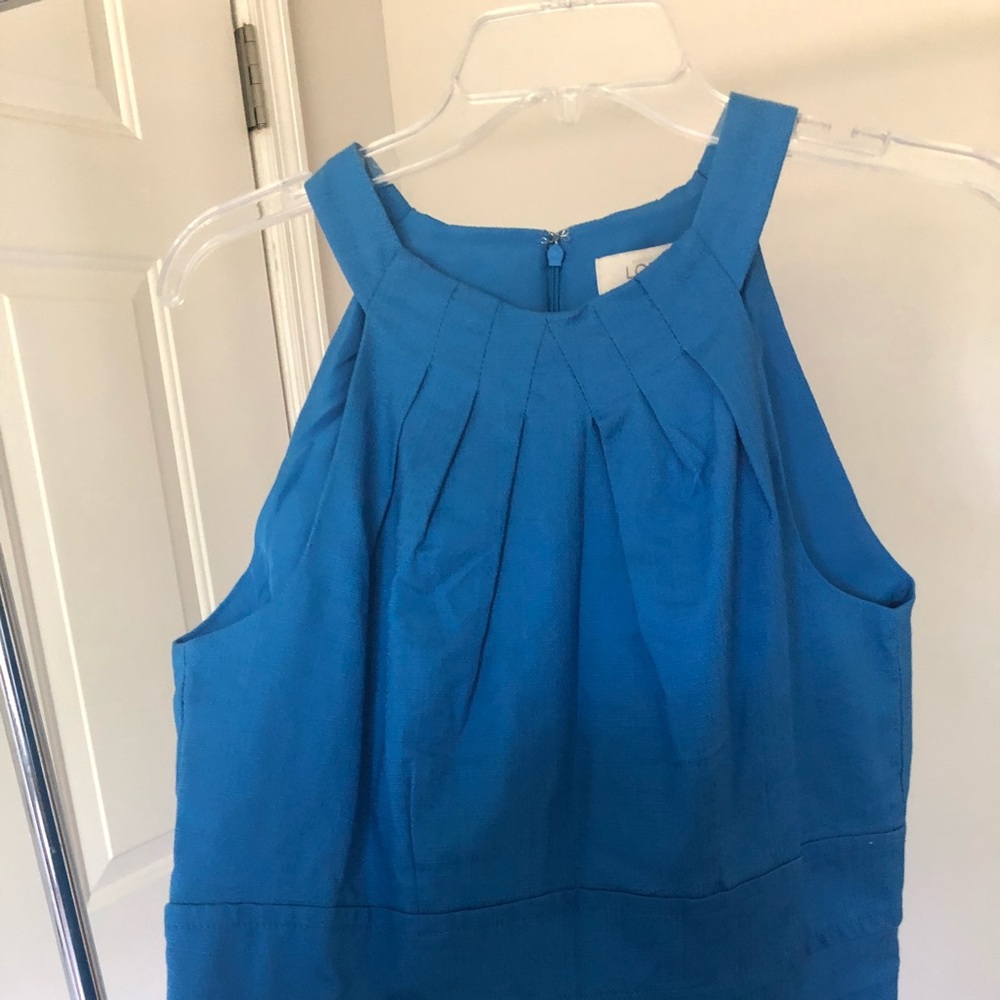 Ann Taylor Loft Blue Dress